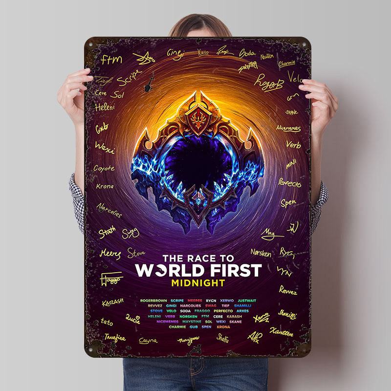 World Of Retro Gaming - Плакат «Гонка за первым в мире
