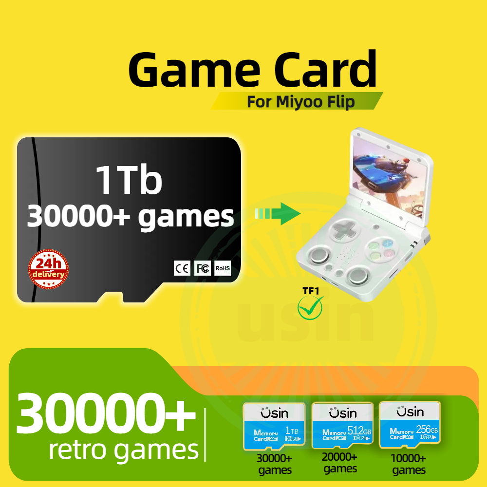 Retro Gaming Kit - Игровая карта для Miyoo Flip 30000+