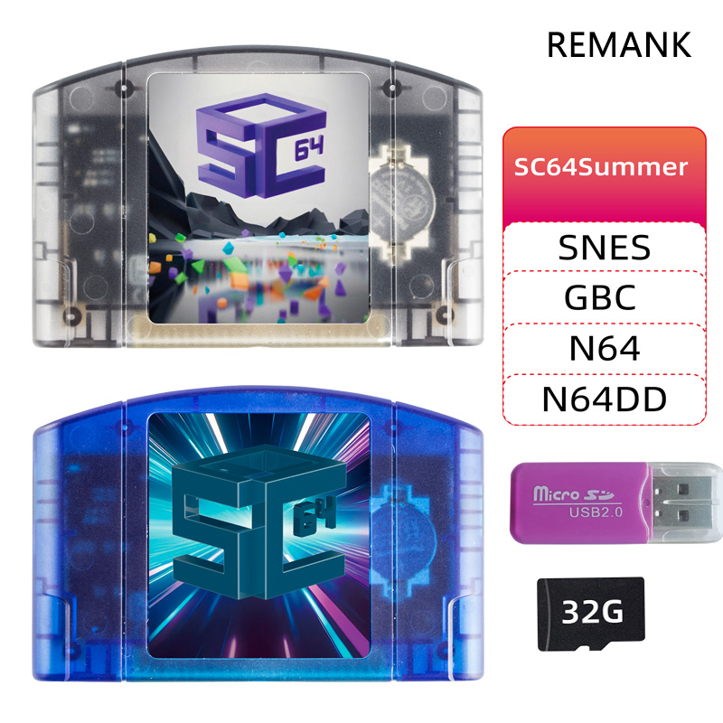Retro Gaming Expo - REMANK 5000-в1 SC64Summer SC64 игровая карта