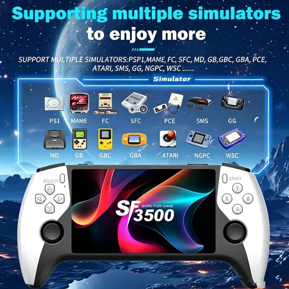 Retro Gaming Kit - Портативная игровая консоль SF3500 5 дюймов