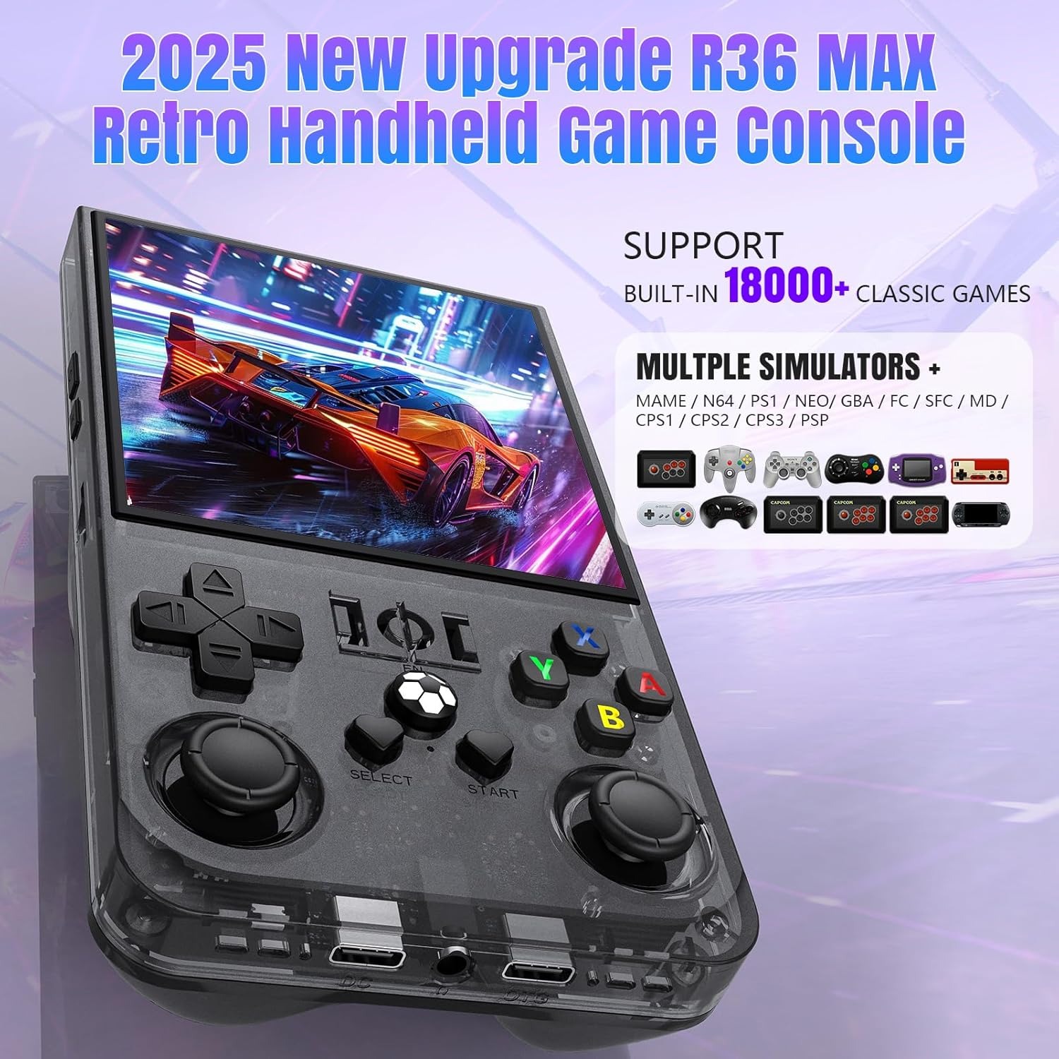 Игровая консоль FLLBW R36 Max  – обзор и цена Retro Gaming Arcade Console