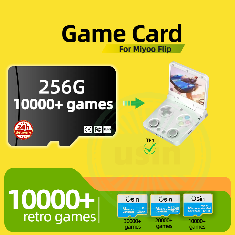 Игровая карта для Miyoo Flip 3 – обзор и цена Retro Gaming Kit
